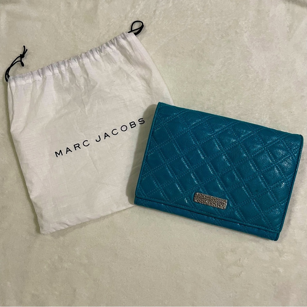 Vintage Rare Preloved Authentic Marc Jacobs Quilted Leather All In One Clutch